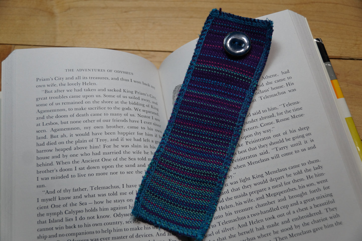 Woven Book Mark Purple 2