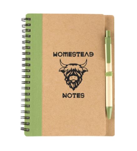 Eco Spiral And Pen Notebook