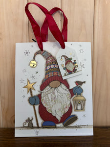 Gnome Christmas Gift Bag