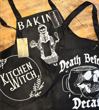 Load image into Gallery viewer, I Hate Living But I Love Grilling, Gothic Kitchen Apron