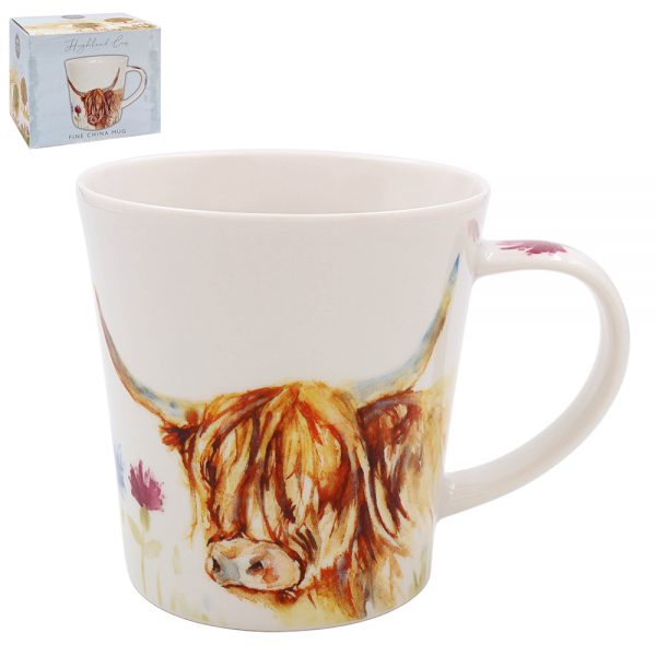 Highland Cow Mug -Fur & Feather Collection